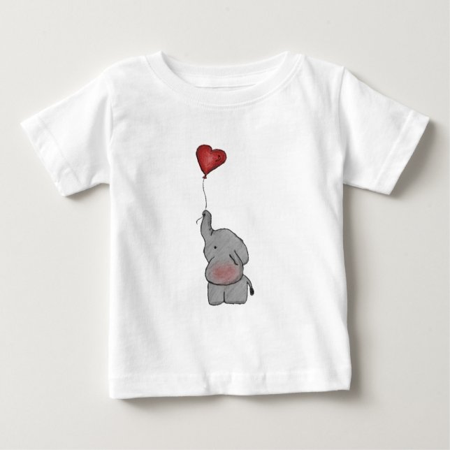 T-shirts Elefante que guardara o balão (Frente)