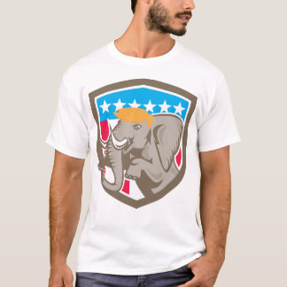 T-shirts Elefante republicano do trunfo