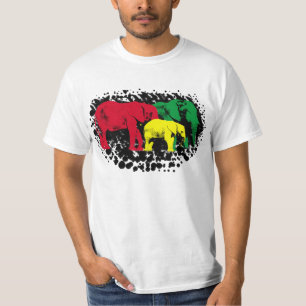 T-shirts Elefante T sujo de Rasta