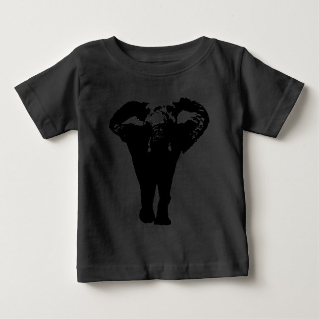 T-shirts Elefante Única Arte Pop (Frente)