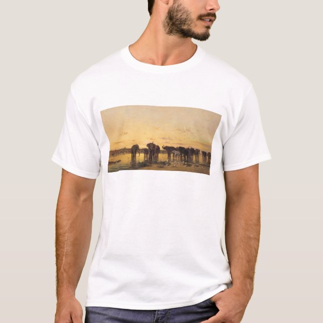 T-shirts Elefantes africanos (Frente)