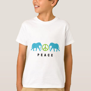 T-shirts Elefantes com paz