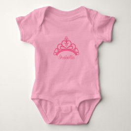 T-shirts Elegante Tiara Princesa Rosa, Coroa para Bebês Men