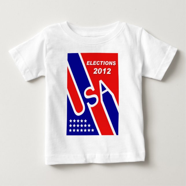 T-shirts Eleições nos EUA 2012 (Frente)