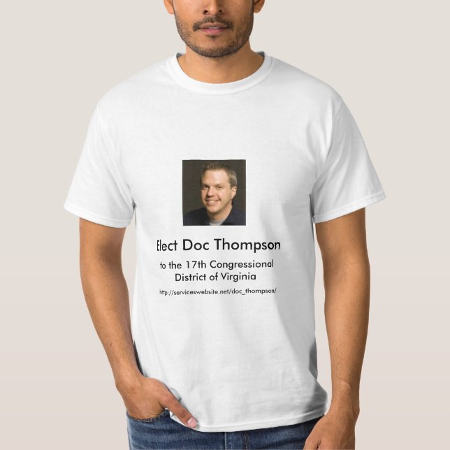 T-shirts Eleja Doc Thompson, ao 17o distrito do VA (Frente)