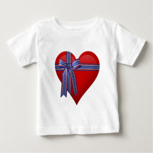 T-shirts Elemento cardíaco patriótico