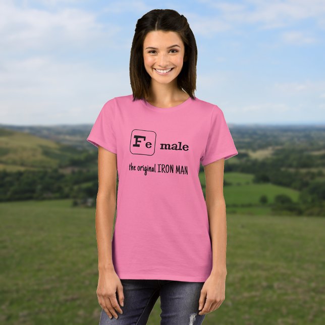 T-shirts Elemento esportivo de ferro Fe macho (Criador carregado)