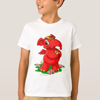 T-shirts Elephante vermelho alegre em Shenkuu