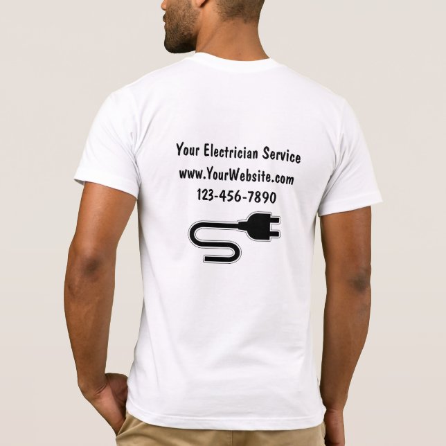 T-shirts elétricas (Verso)