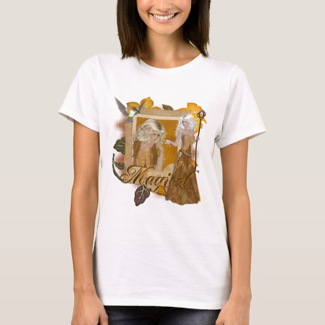 T-shirts Elf Design : Magical by MarloDee (Frente)