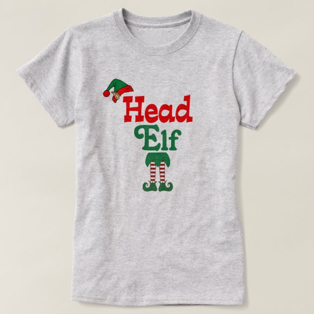 T-shirts Elfo Chefe (Frente do Design)