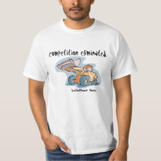 T-shirts eliminador da escavadora