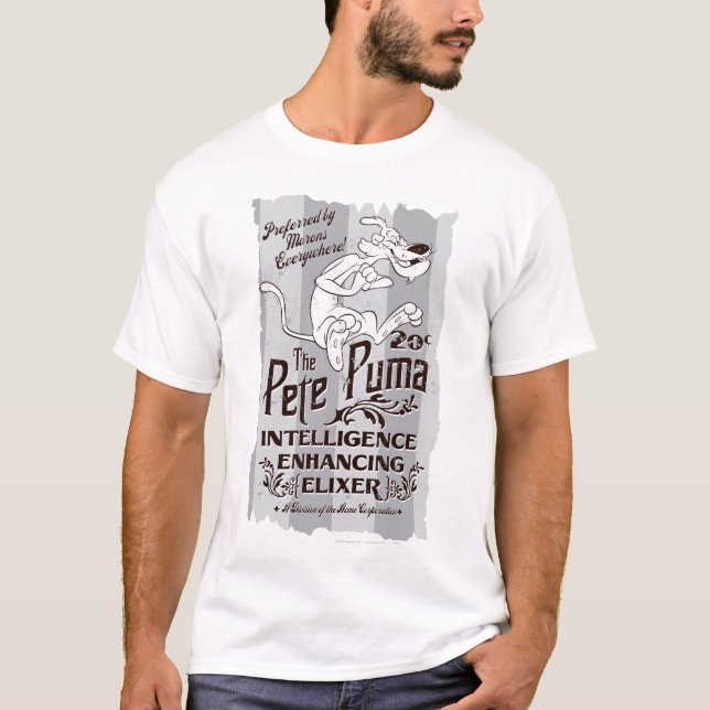 T-shirts Elixer de Inteligência Pete Puma (Frente)