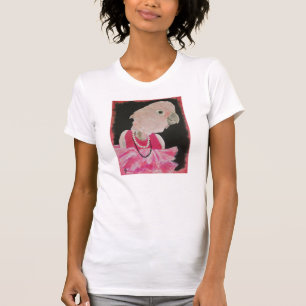 T-shirts Ella bonito no T cor-de-rosa
