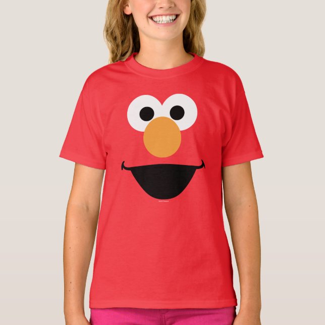 T-shirts Elmo Face Art (Frente)