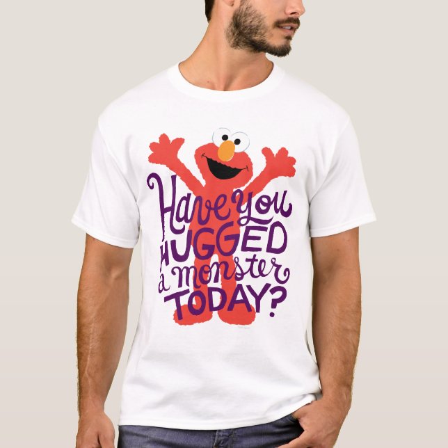 T-shirts Elmo Hugging (Frente)