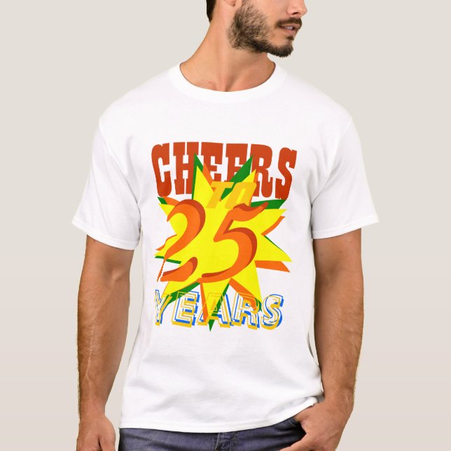 T-shirts Elogios a 25 anos (Frente)