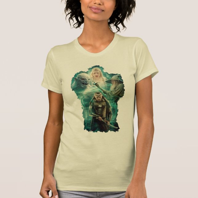 T-shirts ELROND™, Azog, Galadriel e Gráfico Gandalf (Frente)