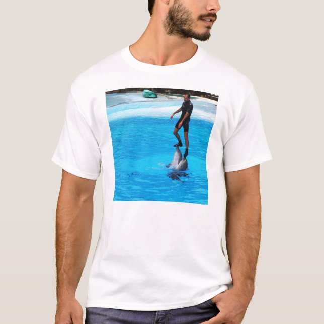 T-shirts Em cima de golfinhos (Frente)