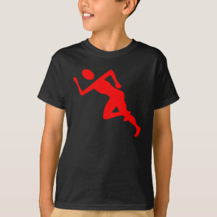 T-shirts Em execução - Vermelho