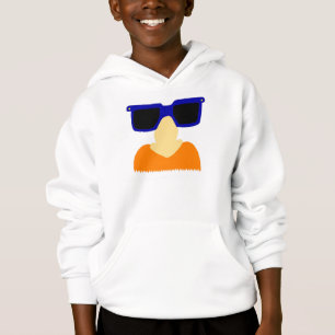 T-shirts Em incógnito bigode & Hoodie dos miúdos dos vidr