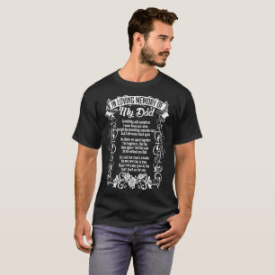 T-shirts Em memória Loving de meu Tshirt do pai
