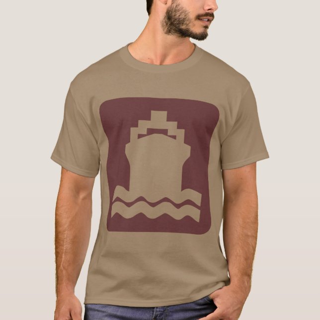 T-shirts Em Ordem - Marrom Escuro (Frente)