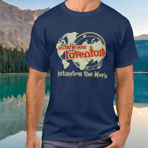 T-shirts em route pour l'aventure destinat the world
