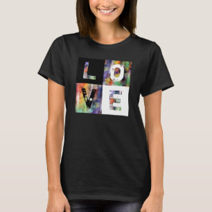 T-shirts Em uma palavra: Amor