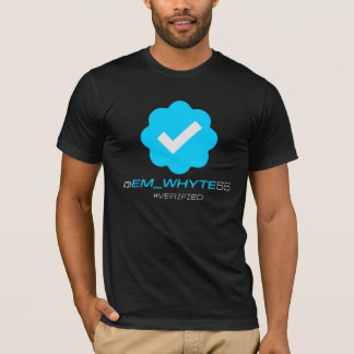 T-shirts @Em_Whyte55 - Verificado - preto
