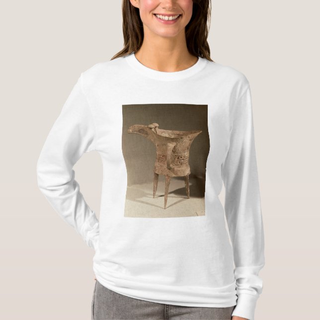 T-shirts embarcação Três-equipada com pernas do "chueh" (Frente)