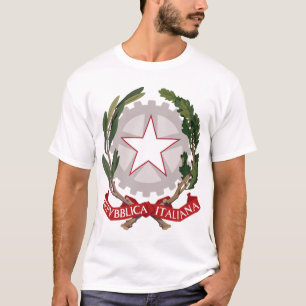 T-shirts Emblem Casaco de armas T Shirt Itália