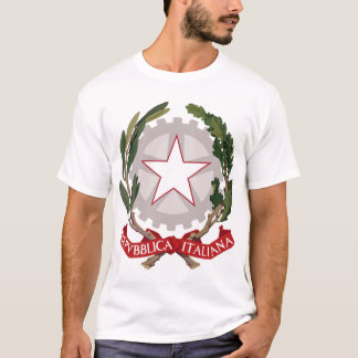 T-shirts Emblem Casaco de armas T Shirt Itália
