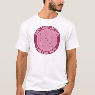 T-shirts Emblem quente espesso e Bonito Não encara muito Du