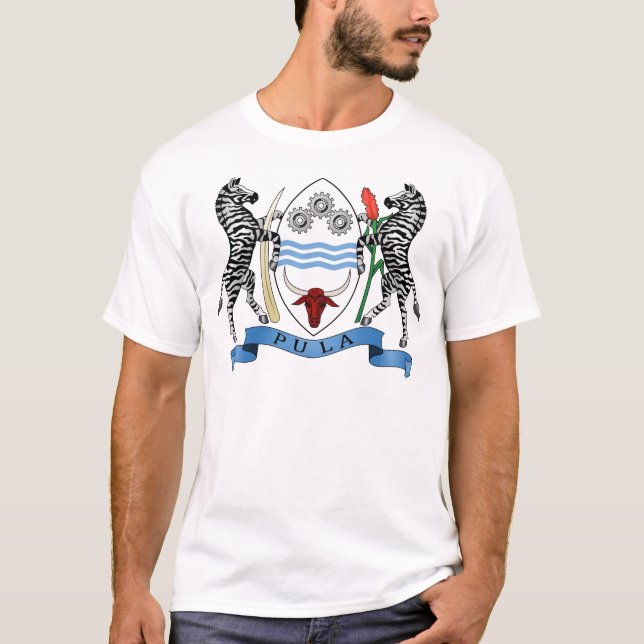 T-shirts emblema botsuana (Frente)