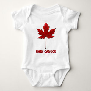 T-shirts Emblema canadense Canuck da folha de bordo