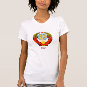 T-shirts Emblema da União Soviética com CCCP