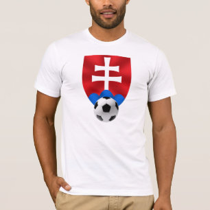 T-shirts Emblema do futebol de Slovakia para Slovaks no