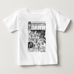 T-shirts Emerald Dawn Cobrir, preto e branco