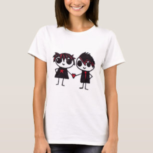 T-shirts Emo no amor