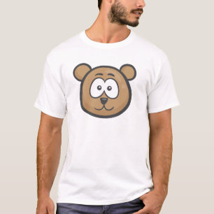 T-shirts Emoji: Cara do urso