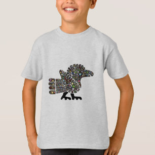 T-shirts Emoji colorido Quetzalcoatl Teotihuacan México