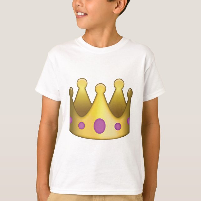T-shirts Emoji da coroa (Frente)