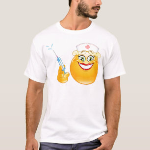T-shirts emoji da enfermeira