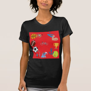 T-shirts emoji desportivo