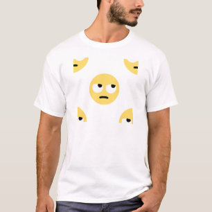 T-shirts emoji eye roll