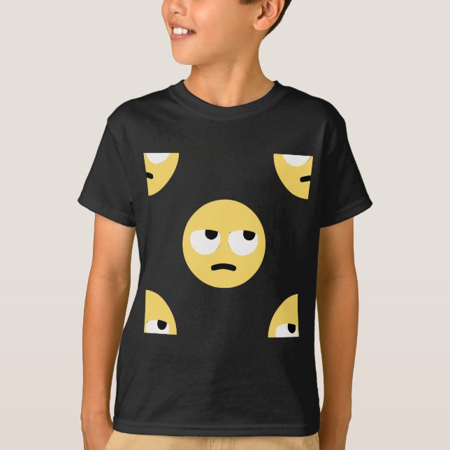 T-shirts emoji eye roll (Frente)