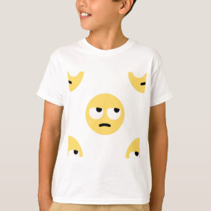 T-shirts emoji eye roll
