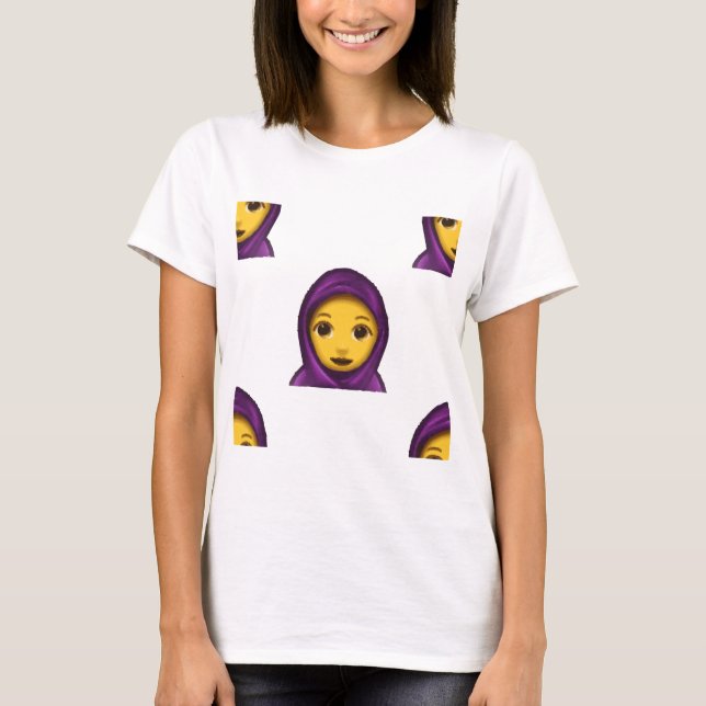 T-shirts emoji hajib (Frente)