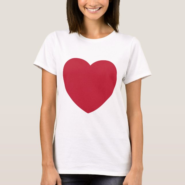 T-shirts Emoji Heart Love (Frente)